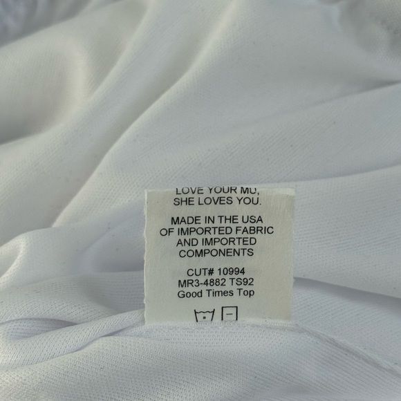 NWT Show Me Your MuMu White Sequin Crop Top | X-SMALL - Picture 5 of 6